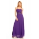 Šaty Emma Dore purple dlhé