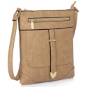 Crossbody kabelka taupe