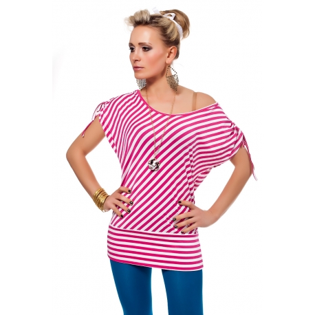 Top Moha red/pink